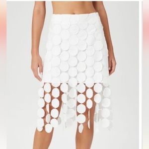 New White Forever 21 Skirt